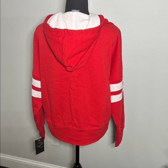 NWT Chicago Blackhawks Fanatics Women's Oversized Seize Pullover Hoodie - Red - Picture 7 of 10